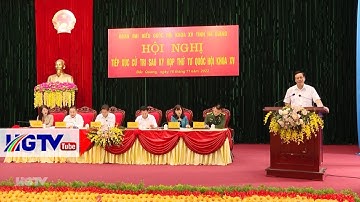Đoàn đại biểu Quốc hội Khoá XV tiếp xúc cử tri tại thị trấn Việt Quang - Ngày 16/11/2022