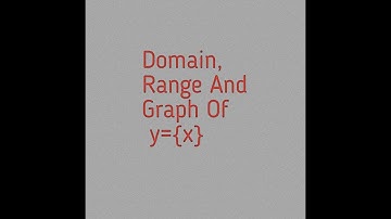 Domain and range and graph of fractional part of x.