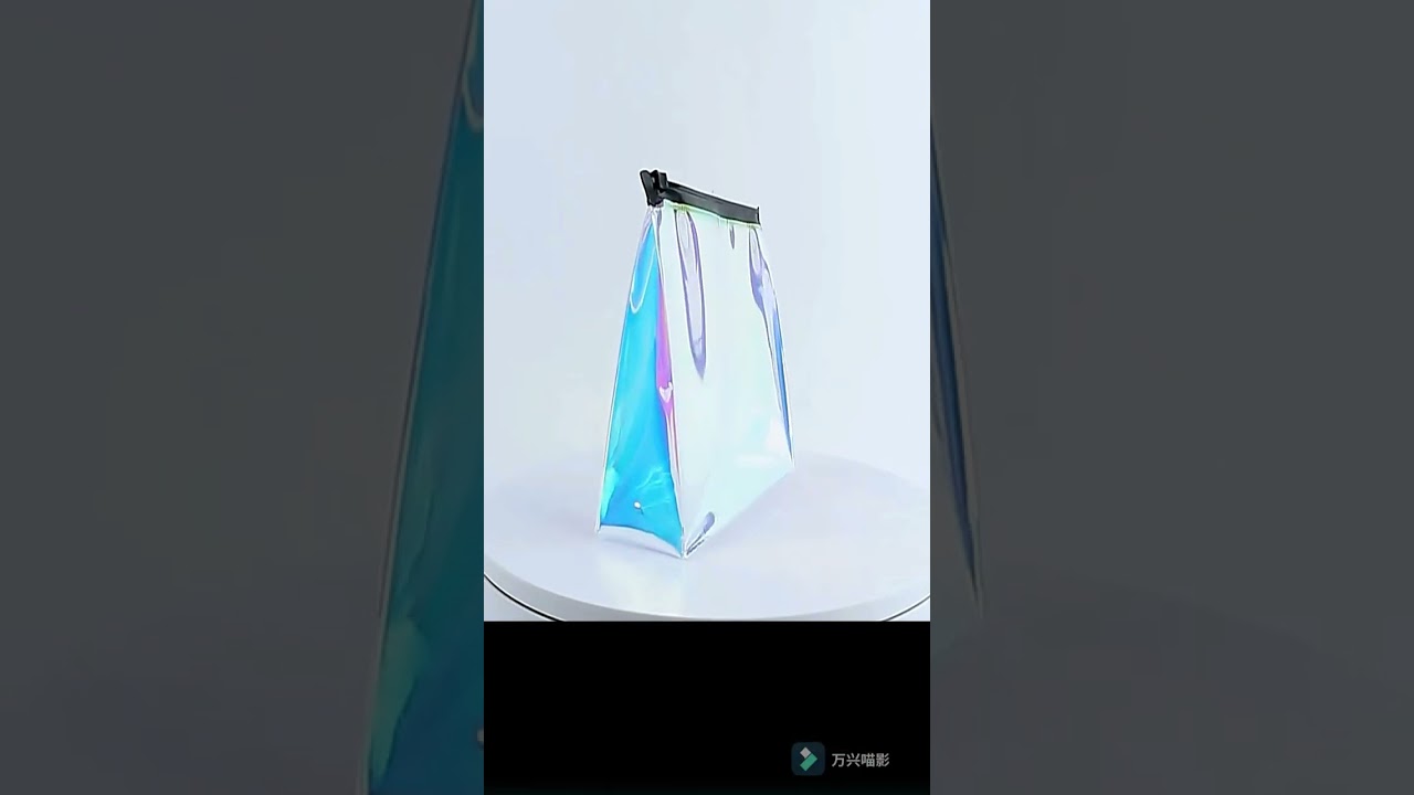 Zipper Vinyl PVC Make-up Pouch Handle Straps for Women Men, Roybens Waterproof Pack