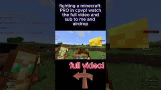 Fighting airdrop in minecraft java pvp |watch both of our videos and sub to both of us #minecraftpvp