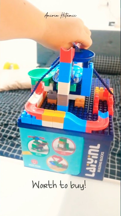 UNBOXING MARBLE MAZE BUILDING BLOCK toys (KKV) #marblerun #marblerunrace #buildingblocks #toys #kkv