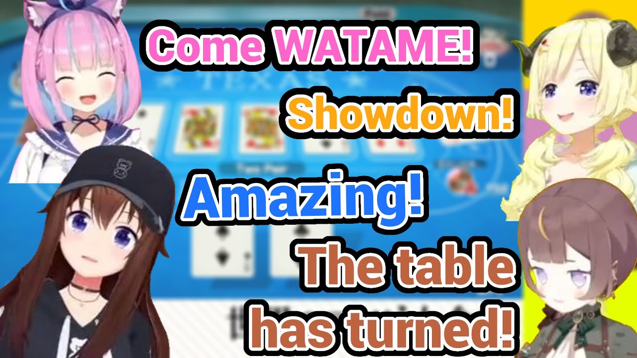 Aqua Pro Baiter in Poker with Anya Sora Watame!!!