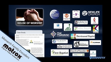 Matrox Monarch Encoders for Live Video in Houses of Worship