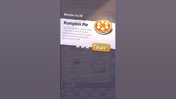 Cookingdom Recipe No.18 Pumpkin Pie #cookingdom #puzzlegames #gameplay #walkthrough