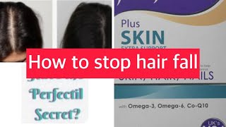 How to grow long &stop hair fall with perfectil plus
