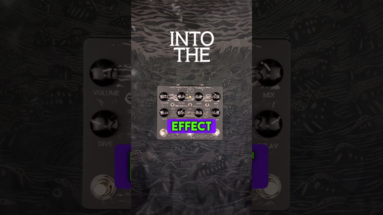 Into The Waves - Unique Delay Pedal For Guitar