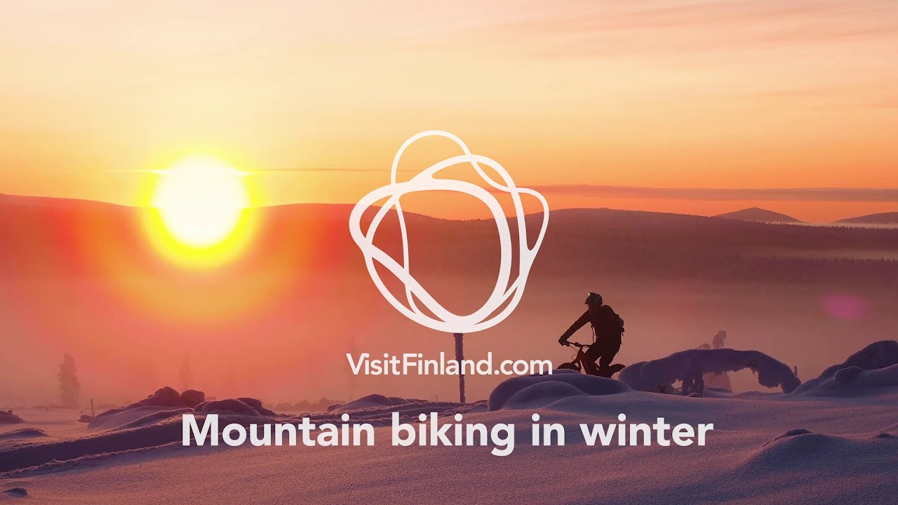 Mountain Biking in Finnish Lapland - Winter
