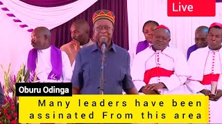 We Have Had Many Leaders Being Assasinated-Oburu Odinga During General Ogollas Funerallive