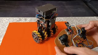 Self-balancing robot on mecanum wheels. Балансирующий робот на всенаправленных колесах.