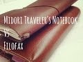 Can't Decide? Filofax vs Midori Traveler's Notebook (HD)