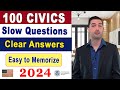 NEW 2024! 100 Civics Test Questions and Answers for US Citizenship Interview and Test 2024