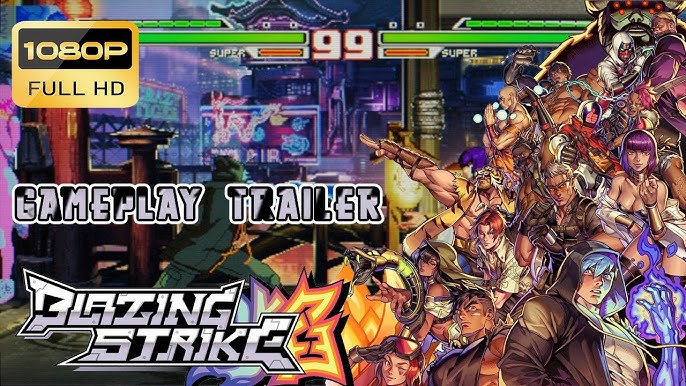 Blazing Strike: Novo Jogo de Luta com Visual 2D é anunciado