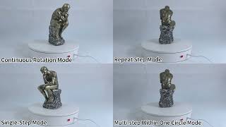 31-Key Remote Controlled Motorized Turntable | How to Operate 4 Professional Rotation Modes