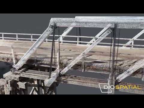 Photogrammetry modelling of a bridge