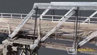 Photogrammetry modelling of a bridge
