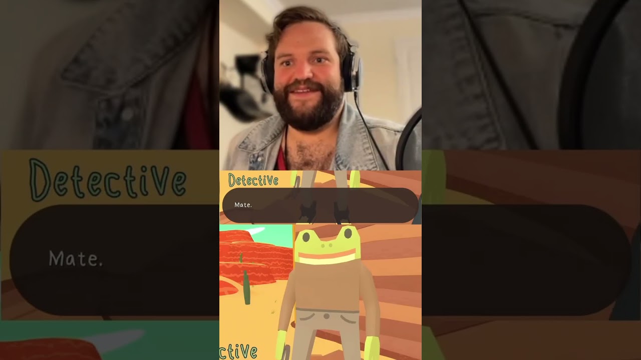 Guns aren’t real, what are you talking about?!?! #frogdetective