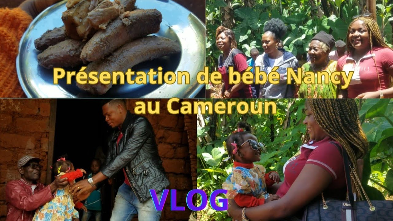 VLOG: Tresor & Tempo présentent bébé Nancy à la famille / voir bébé traditionnel en Afrique .