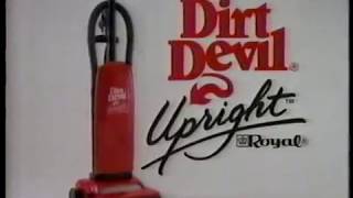 Dirt Devil Upright Vacuum 90s Commercial (1992)