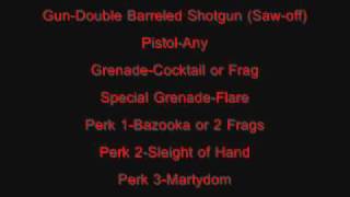 Top 5 Classes in COD 5 WAW