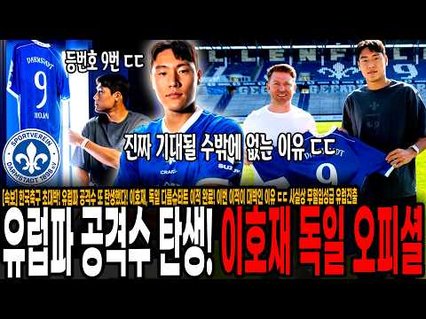 [오피셜] <strong>한국축구</strong> 초대박! 유럽파 공격수 또 탄생했다! 이호재, 독일 다름슈타트 이적 완료! 등번호 9번 배정, 이번 이적이 대박인 이유 ㄷㄷ 사실상 무혈입성급 유럽진출