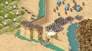 Stronghold Crusader Definitive Edition - 2v2v2v2 MEGABATTLE | Multiplayer Gameplay (PC/UHD)