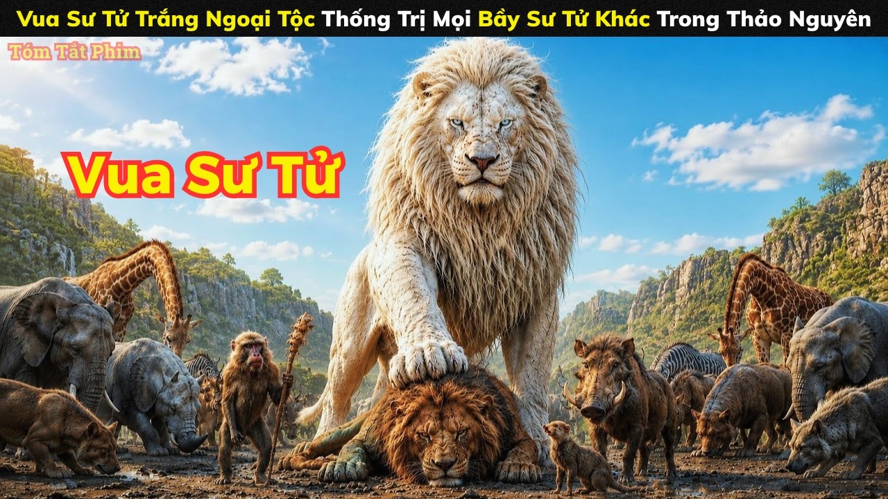 [Review Phim] Vua Sư Tử Trắng Ngoại Tộc Thống Trị Mọi Bầy Sư Tử Khác Trong Thảo Nguyên