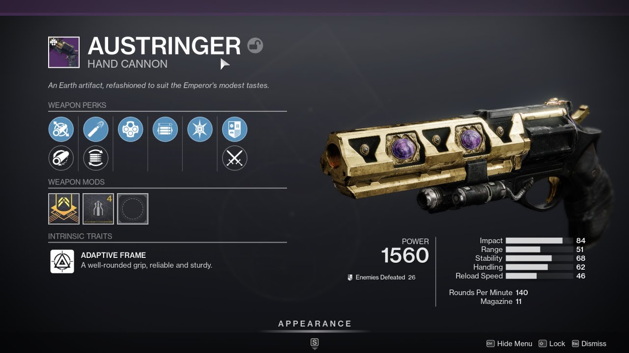 HOW TO GET AUSTRINGER DESTINY 2 YouTube