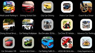 Driving School Simulator,Multi Level Parking 6,City Car Driving,Police Car Chase,Car Parking Multi screenshot 2