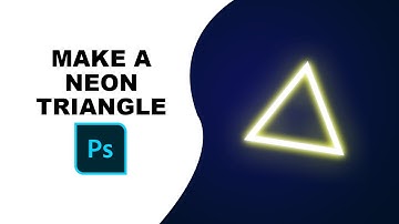 how to make a neon triangle in photoshop