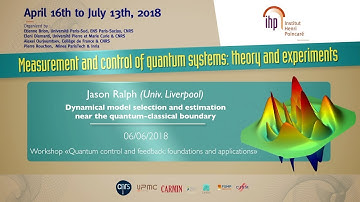 Dynamical model selection and estimation near the quantum-classical boundary