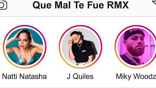 Natti Natasha - Que Mal Te Fue "Remix" (Sin Censura) ft. J Quiles, Miky Woods [Official Video]