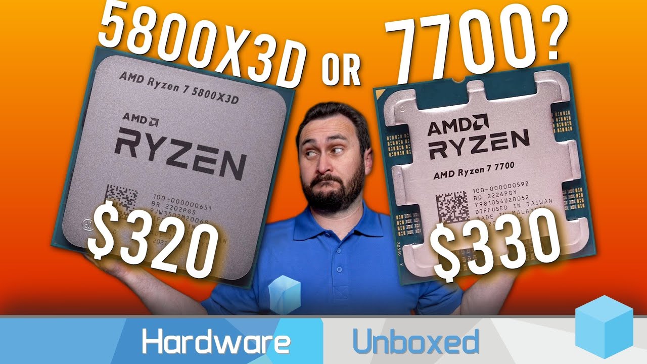 Ryzen 7 5800X3D vs. Ryzen 7 7700, Best Value AMD 8-Core CPU in 2023? 