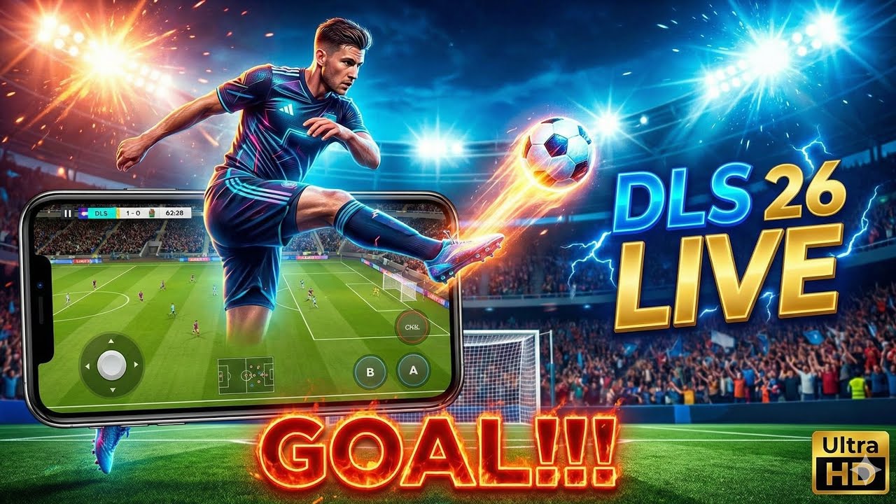 gaming & short  is liveDLS 26 LIVE 🔥 Goal After Goal | Dream League Soccer 2026