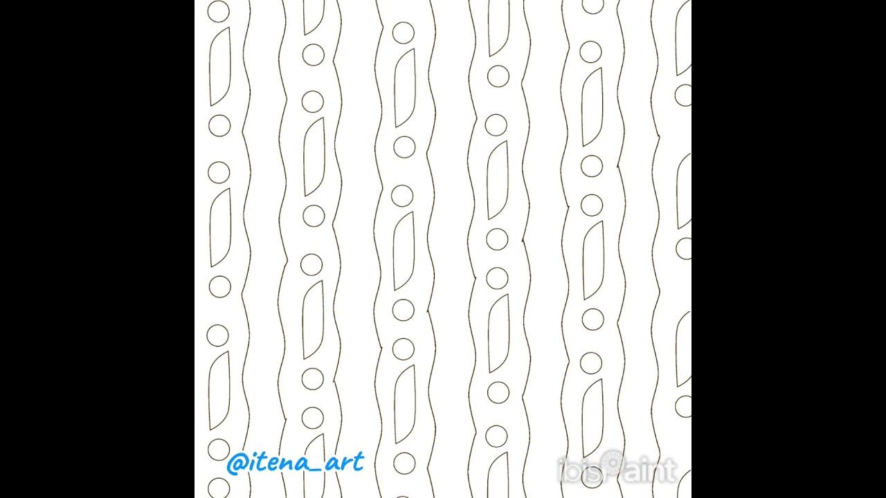 Batik Parang with #Ibispaint