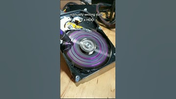 manually writing data to a HDD...kinda #shorts #gaming #pcgaming