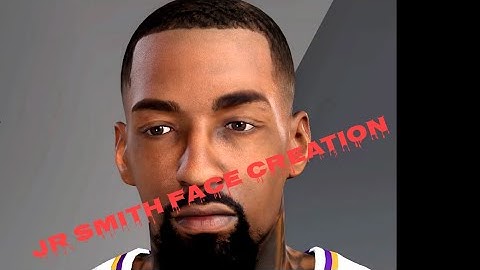NBA 2K20 JR Smith Face Creation