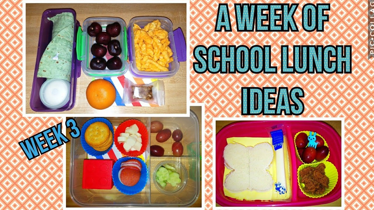 Back to School Lunch Ideas♤Week 3