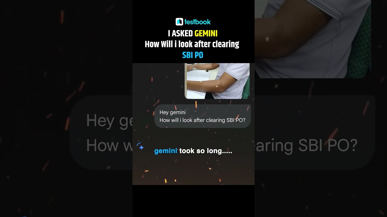 I Asked Gemini 🔥 | SBI PO 2025 | Testbook Mocks | Testbook Pass Pro 