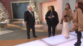 Dennis Basso Cape with Faux Fur Trim with Albany Irvin