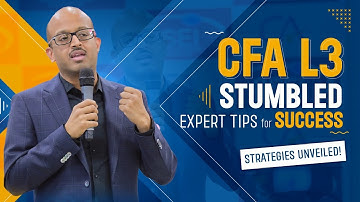 Mastering CFA Level 3 | Critical success factors to pass CFA L3