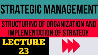 #23 McKinsey's 7S Framework /Strategic Management