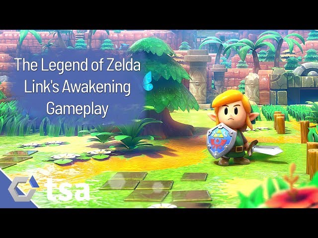 NEW Legend of Zelda Link's Awakening Remake Gameplay! 