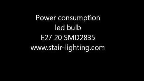 Test power consumption - E27 - 20 SMD2835