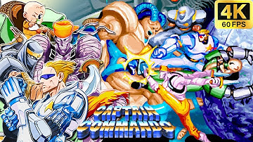 Captain Commando (1991 / Arcade)｜4P Co-op｜UHD 4K 60FPS