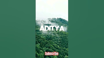 Aditya Name 3D 👍🏻👍🏻👍🏻 #viral #video #shorts #tranding #new #ytshort  #sidhumoosewala #song