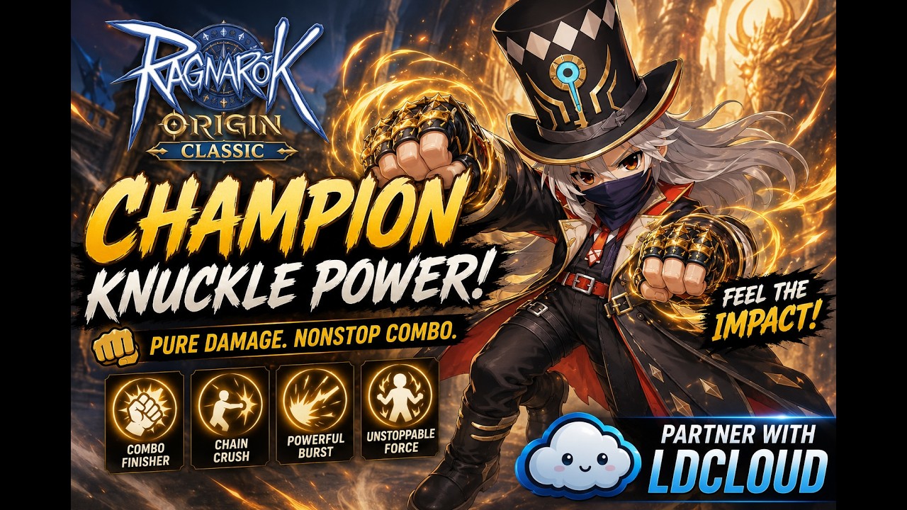 Finger Offensive DAMAGE IS INSANE! Champion Gameplay | Ragnarok Origin ...