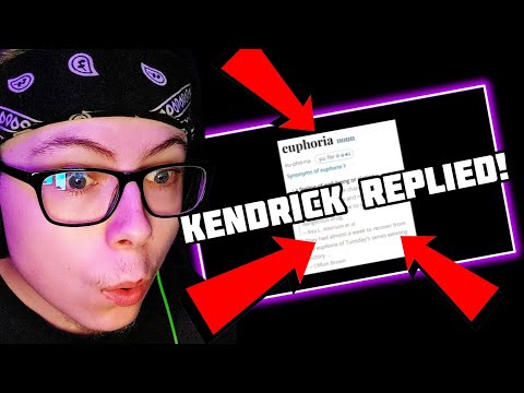 Kendrick Has Responded! || euphoria - Kendrick Lamar Reaction
