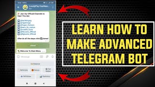 How To Make Advanced Telegram Bot || How To Create Telegram Bot || How To Make Bot By Bots Business screenshot 3