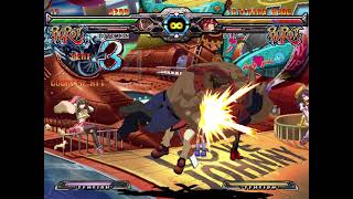 potemkin has the largest air throw range but here's a combo for when it misses like it always does