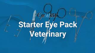 Información Veterinary Starter Eye Pack | Basic Ophthalmic Surgical Instruments | Cataract Surgeries Guía